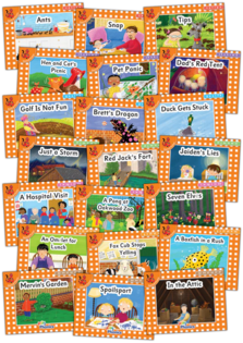 Jolly Phonics Readers - Complete Set - Orange Level (Pack Of 21)